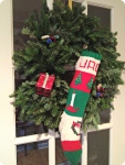stocking wreath